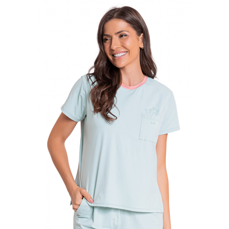 Blusa Pijama Verde