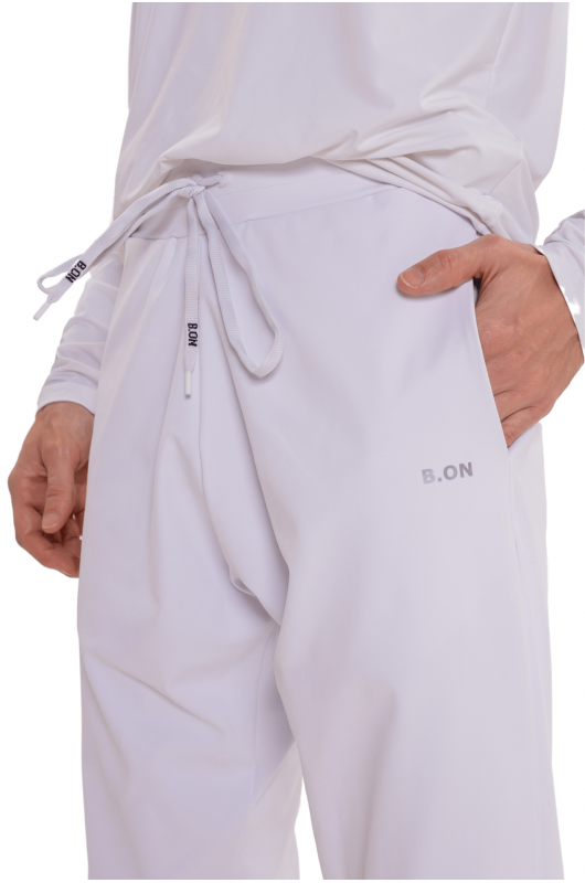 Men's White Jogger Pants