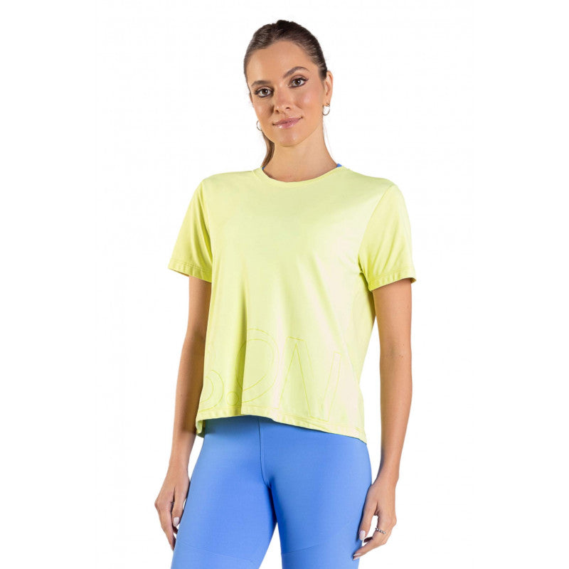 Camiseta Feminina B.ON Fitness Verde Lima - 24271133