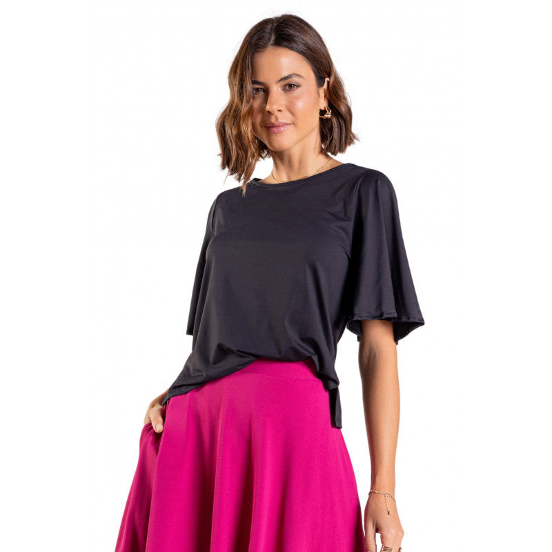 Blusa Feminina B.ON Casual Preta - 24270974